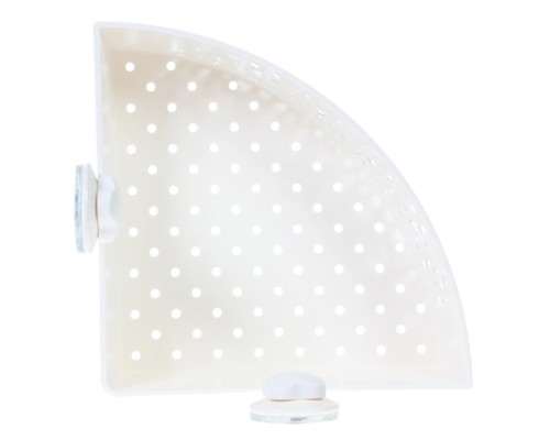 Полка корзина Grampus Blonde GR-7086 угловая Белая