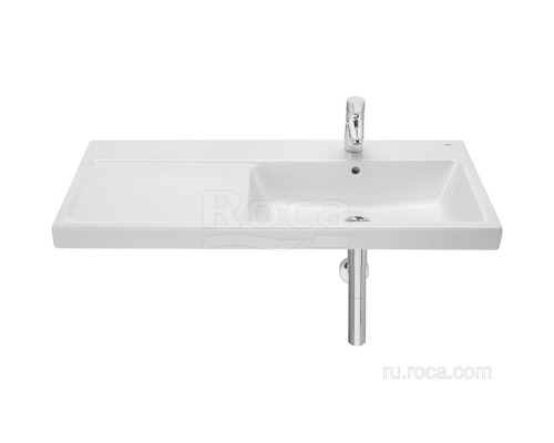 Раковина Roca The Gap Plus высокий бортик, 1 отверстие 100х46 правая 3270ME004