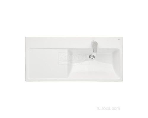 Раковина Roca The Gap Plus высокий бортик, 1 отверстие 100х46 правая 3270ME004