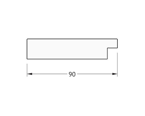 Зеркало Evoform Exclusive-G 158х76 BY 4281 с гравировкой в багетной раме - Чеканка серебряная 90 мм