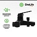 Смеситель для ванны Orange OneLife P02-100b Черный