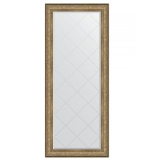 Зеркало Evoform Exclusive-G Floor 205х85 с гравировкой в багетной раме - Виньетка античная бронза 109 мм