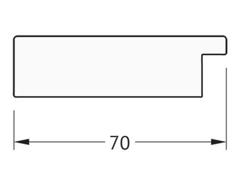 Зеркало Evoform Definite Floor 197х108 BY 6014 в багетной раме - Серебряный дождь 70 мм