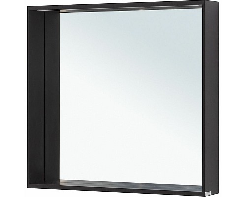 Зеркало Allen Brau Reality 80 1.32018.BB с подсветкой Черный браш с сенсорным выключателем
