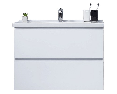 Тумба с раковиной Orans BC-4023W 60 4023600WUV005 подвесная Белый глянец