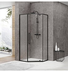 Душевое ограждение Black & White S875100x100
