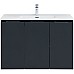 Тумба под раковину Aquanet Алвита New 100 277531 подвесная Антрацит