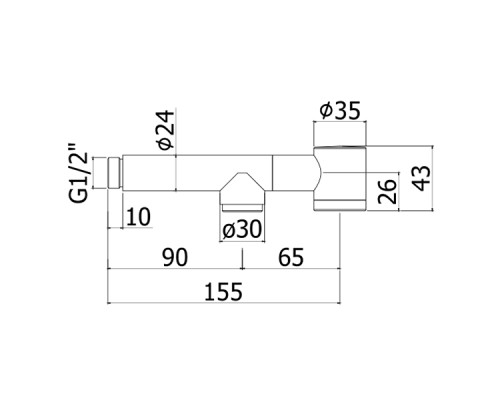 Гигиенический душ Cezares CZR-P-ID1-01