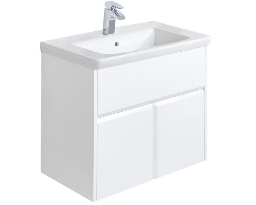 Тумба под раковину Roca Up 80 ZRU9303012 подвесная Белый глянец