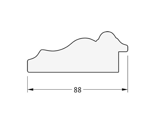 Зеркало Evoform Exclusive-G Floor 201х111 BY 6359 с гравировкой в багетной раме - Римская бронза 88 мм
