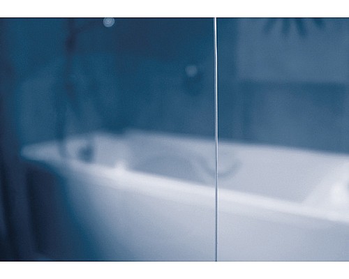 Шторка для ванны Ravak L блестящая+транспарент 7QLA0C03Z1