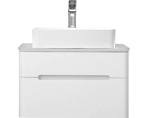 Тумба под раковину Jorno Bosko 75 Bos.01.75/P/W подвесная Белая