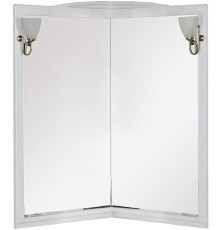 Зеркало Aquanet Луис 70 угловое белый