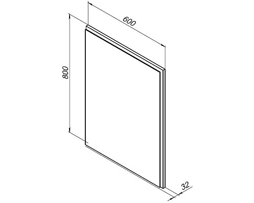Зеркало Aquanet 00242621