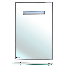 Зеркало Bellezza Ника 60 с подсветкой с полкой