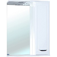 Зеркало со шкафом Bellezza Классик 60 R 4611909001010 с подсветкой Белое