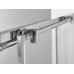 Душевой уголок Vincea Alpha 100x90 профиль Хром стекло текстурное
