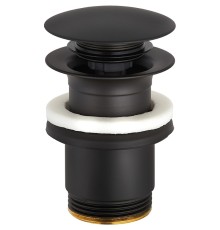 Донный клапан Kludi click-clack Черный матовый