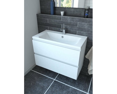 Тумба с раковиной Эстет Bali 100 ФР-00002083 подвесная Белая