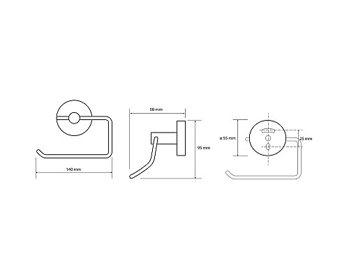 Держатель туалетной бумаги Bemeta Brilo 161112042 Золото