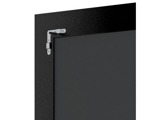 Зеркало Evoform Exclusive-G 124х55 BY 4053 с гравировкой в багетной раме - Черный ардеко 81 мм