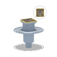 Душевой трап Bronze de Luxe бронза