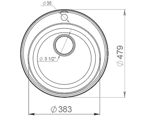 Кухонная мойка GranFest Quarz GF-Z08 Белая