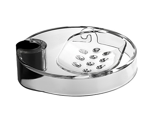 Мыльница Kludi Logo 6110121-00 прозрачная