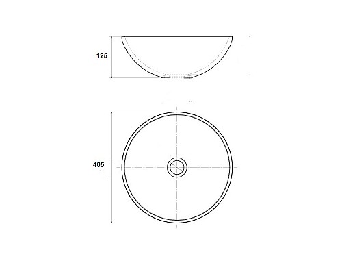 Накладная раковина Bronze de luxe 1008G Марракеш серый