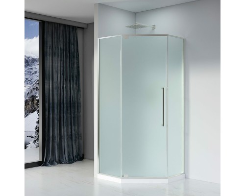 Душевой уголок Black&White Stellar Wind S815 CF 90x90 Хром