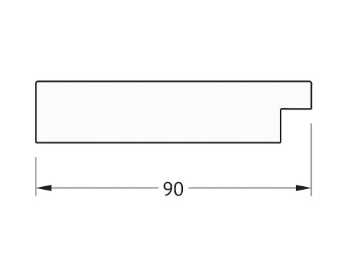 Зеркало Evoform Definite 70х70 BY 3152 в багетной раме - Бронзовая лава 90 мм