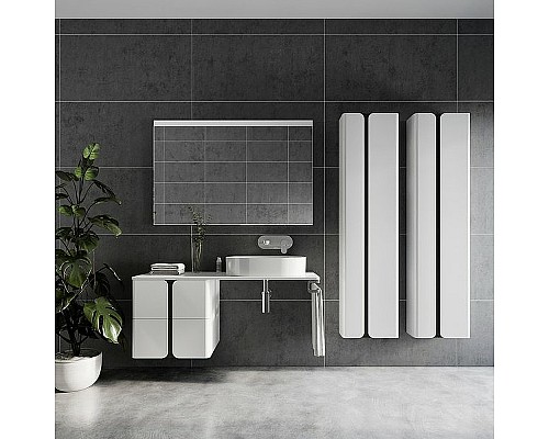 Шкаф пенал Ravak SB Balance 40 X000001374 подвесной Белый Графит