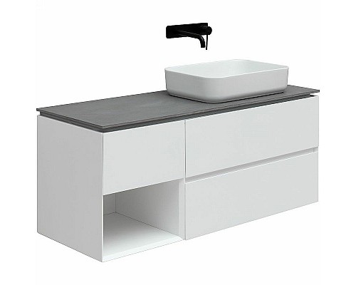 Тумба под раковину Allen Brau Infinity 120 R 1.21007.WM подвесная Белая матовая