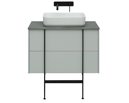 Тумба под раковину Allen Brau Reality 80 1.32005.PWM подвесная Папирус матовый