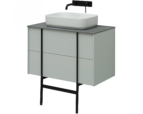 Тумба под раковину Allen Brau Reality 80 1.32005.PWM подвесная Папирус матовый