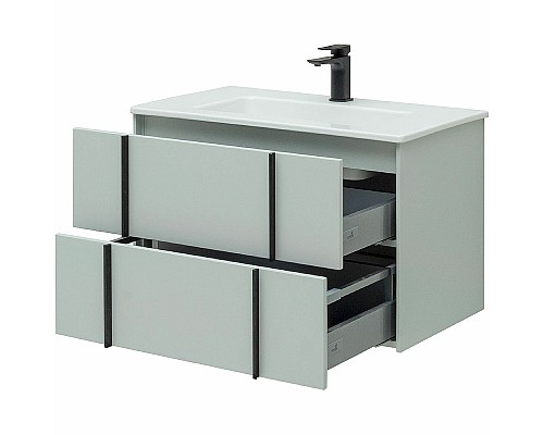 Тумба под раковину Allen Brau Reality 80 1.32005.PWM подвесная Папирус матовый