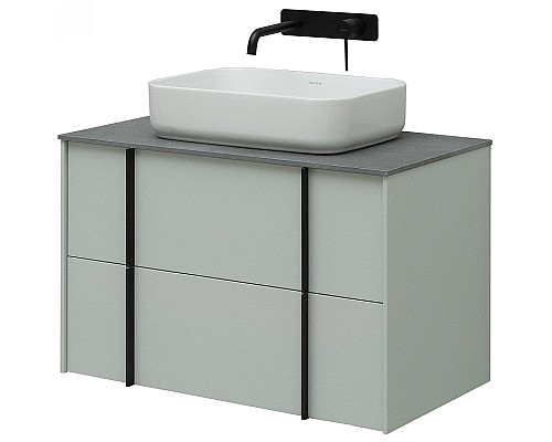 Тумба под раковину Allen Brau Reality 80 1.32005.PWM подвесная Папирус матовый