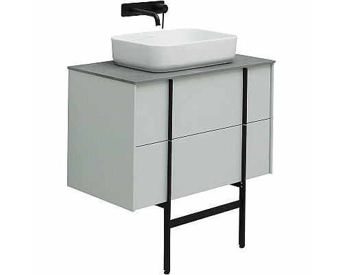 Тумба под раковину Allen Brau Reality 80 1.32005.PWM подвесная Папирус матовый