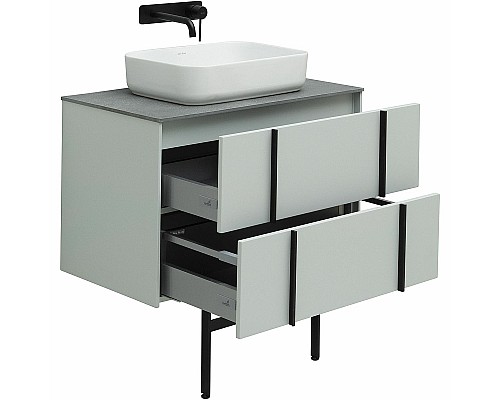 Тумба под раковину Allen Brau Reality 80 1.32005.PWM подвесная Папирус матовый