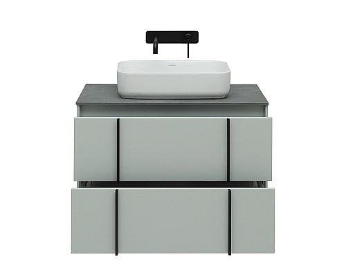 Тумба под раковину Allen Brau Reality 80 1.32005.PWM подвесная Папирус матовый