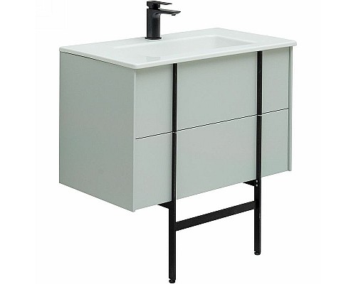 Тумба под раковину Allen Brau Reality 80 1.32005.PWM подвесная Папирус матовый