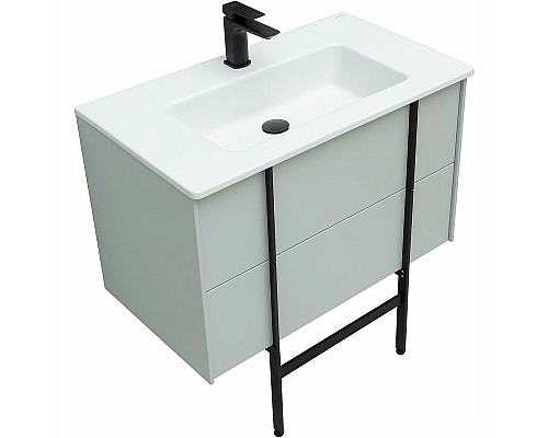 Тумба под раковину Allen Brau Reality 80 1.32005.PWM подвесная Папирус матовый