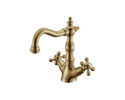 Смеситель для умывальника высокий Boheme Medici Presente 312 бронза