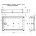 Акриловый поддон для душа Aquanet GL180 120x80 Белый