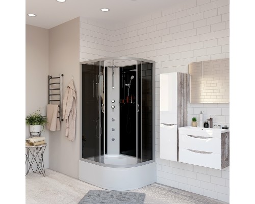 Душевая кабина Niagara Classic 120x80 L NG-2510-14LBKTG с гидромассажем