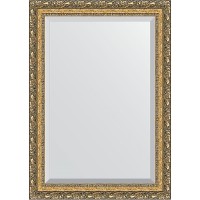 Зеркало Evoform Exclusive 105х75 BY 1300 с фацетом в багетной раме - Виньетка бронзовая 85 мм