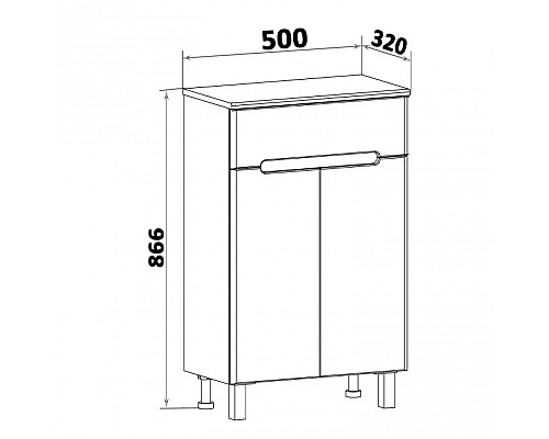 Полупенал Runo Парма 50 00-00001052