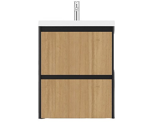 Тумба под раковину Velvex Klaufs 70 tpKLA.70.2Y-617.217 подвесная Чёрная матовая шатанэ