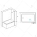 Шторка на ванну RGW Screens SC-056-8-B 30x150 35110562830-14 Черный