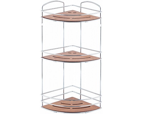 Полка корзина Tekno-tel BK075 угловая Хром Полка корзина Tekno-tel BK075 угловая Хром